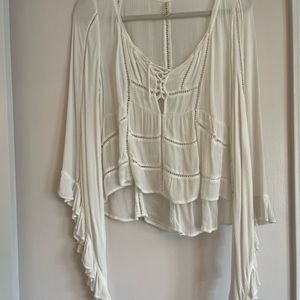 Raga cotton Bell Sleeve Top